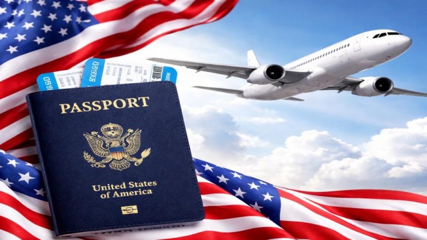 Umrah package from USA 2026 showing flight routes, visa requirements and complete costs for US Muslims